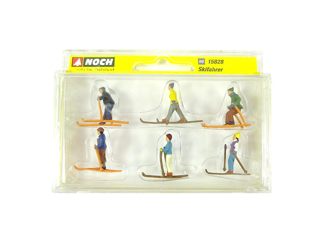 Modellbahn Figuren Skifahrer, Noch H0 15828 neu, OVP