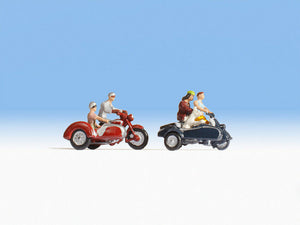 Modellbahn Modellbau Motorradfahrer 2 Stück, Noch H0 15905 neu, OVP