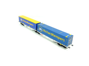 Güterwagen Containertragwagen Typ Sggmrss R.Kempers, ACME H0 40381 neu OVP