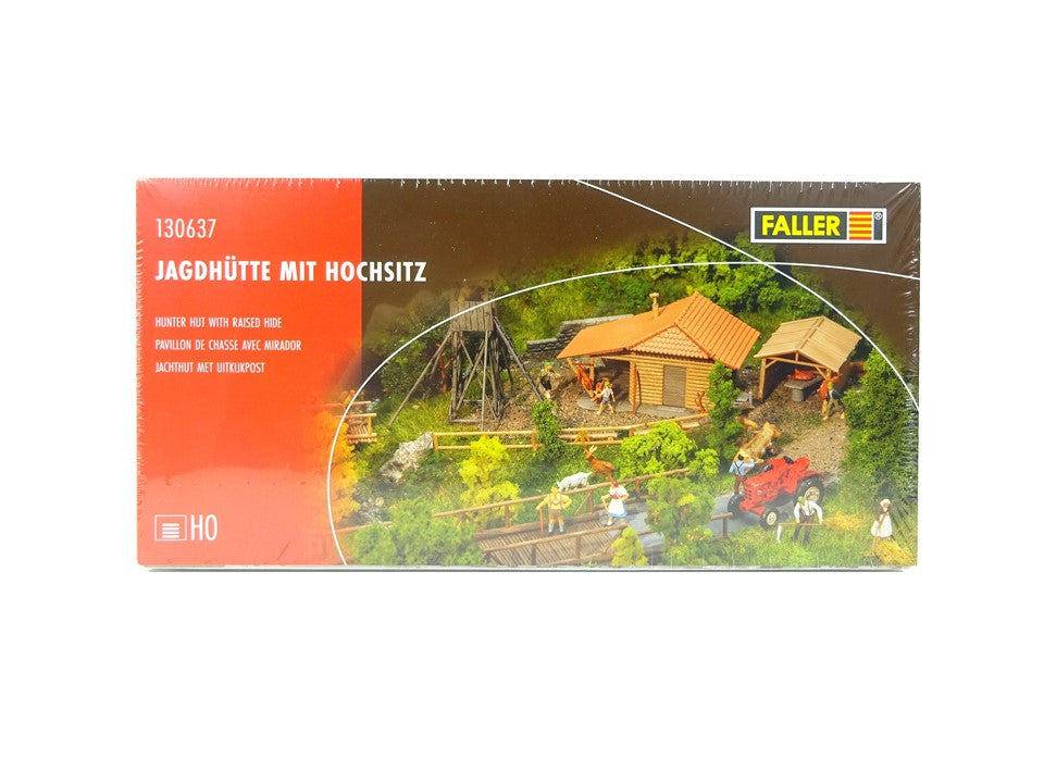 Faller H0 130637, Jagdhütte mit Hochsitz, neu, OVP
