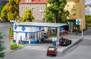 Modellbau Bausatz Kleine Tankstelle, Faller H0 191784 neu