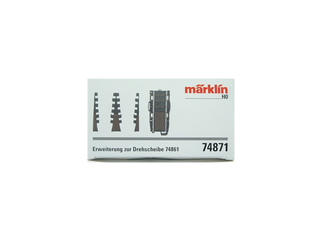 C-Gleis Erweiterung zur Drehscheibe 74861, Märklin H0 74871, neu