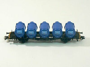 Märklin H0 48934, Behälter-Tragwagen Lbgjs 598, ÖBB, neu