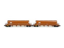 Laden Sie das Bild in den Galerie-Viewer, Güterwagen Staubsilowagen, GATX 2-tlg., Fleischmann N 849008 neu OVP
