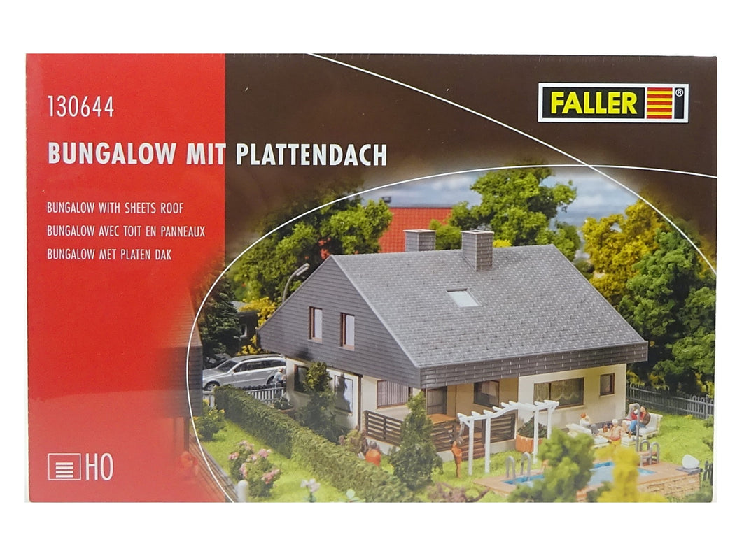 Modellbahn Bausatz Bungalow mit Plattendach, Faller H0 130644 neu OVP