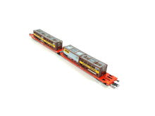 Laden Sie das Bild in den Galerie-Viewer, Doppeltaschen Gelenkwagen ÖBB Bertschi, Roco H0 77389 B neu, OVP
