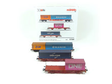 Laden Sie das Bild in den Galerie-Viewer, Güterwagen Containerwagen-Set Lgs 580 DB mhi, Märklin H0 47580, neu
