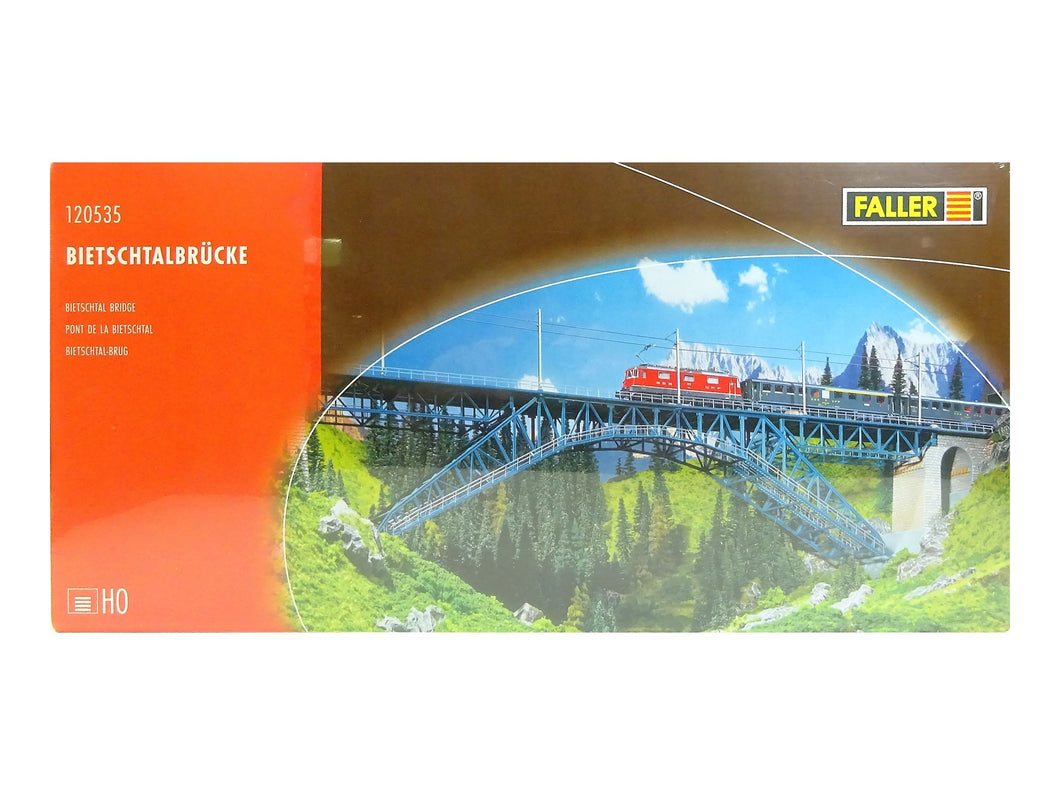 Modellbahn Brücke Bietschtalbrücke, Faller H0 120535 neu OVP