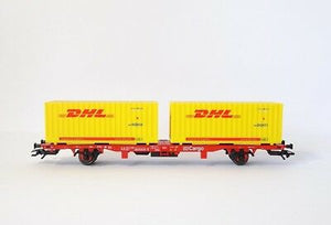 Märklin H0 47705, Containertragwagen "DHL", DB AG, neu, OVP