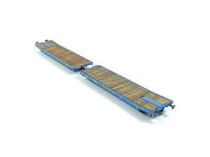 Güterwagen Flachwagen Laads TWA 1060 blau, NME H0 530672 AC  neu