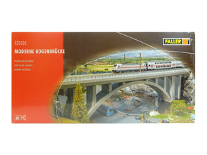 Modelbahn Bausatz Moderne Bogenbrücke, Faller H0 120505 neu OVP