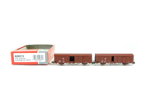 Set Güterwagen gedeckt DB AG 2 tlg, Fleischmann N 826213 neu OVP