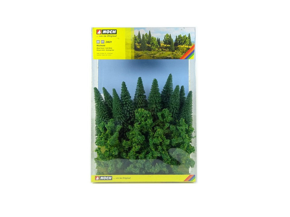 Modellbau Bäume Mischwald, 16 Stück, 10 - 14 cm hoch, Noch H0 24621 neu, OVP