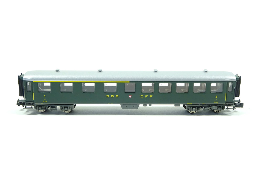 Personenwagen Schnellzugwagen 1./2. Kl SBB, Fleischmann N 813804 neu