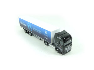 Iveco S-Way LNG Koffer-Sattelzug "Zureck / Vision Zero", Herpa H0 948388 neu OVP