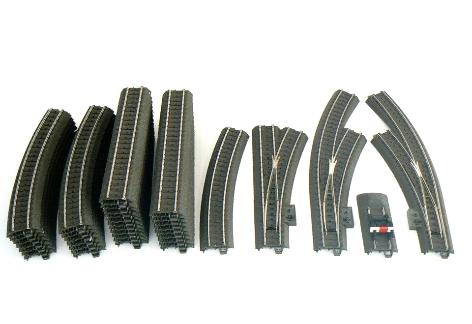 C Gleis Gleisset groß, 39 Teile, Märklin H0 24130, 24172, 24188, 24224, 24612, 24671, 24672, 24977 neu