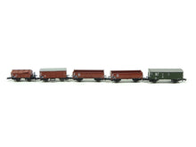 Laden Sie das Bild in den Galerie-Viewer, Güterwagen Set 5 teilig DB Epoche III, Märklin Z 86070 neu OVP
