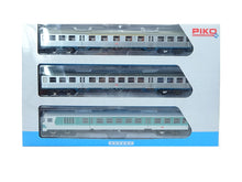 Laden Sie das Bild in den Galerie-Viewer, 3er Set Personenwagen Nahverkehr DB AG, Piko H0 58250 neu OVP
