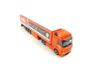 MB Actros L Gigaspace Gardinenplanen-SZ suki/Justen, Herpa H0 941105 neu OVP