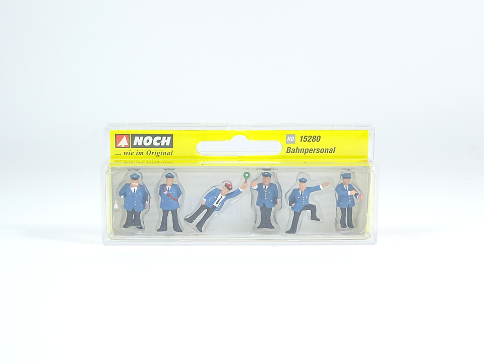 Modellbahn Figuren Bahnpersonal, 6 Figuren, Noch H0 15280 neu, OVP