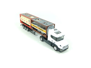 Herpa H0 Modellauto Scania mit 2x 20ft Tankcontainer Hoyerund Bertschi KTL Exclusiv Serie OVP