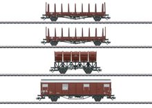 Laden Sie das Bild in den Galerie-Viewer, Güterwagen-Set DB 4 teilig Epoche III, Märklin H0 46662 neu OVP
