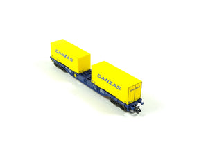Güterwagen Containertragwagen, ÖBB, Fleischmann N 825210 neu OVP