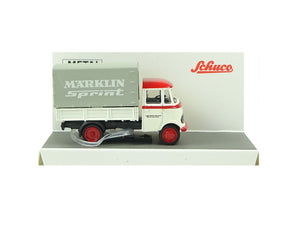 Modellauto MB L319 Pritsche/Plane MÄRKLIN SPRINT mhi, Schuco H0 45 267 1302 neu OVP