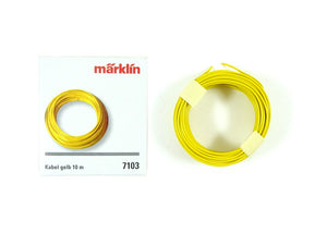 Modellbahn Modellbau Zubehör Kabel gelb, 3 x Märklin H0 7103 neu, OVP
