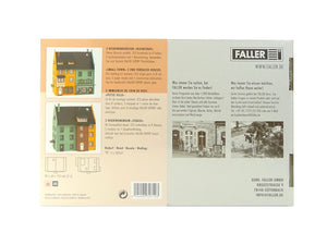 Bausatz 2 Reihenendhäuser Kleinstadt, Faller H0 130710, neu