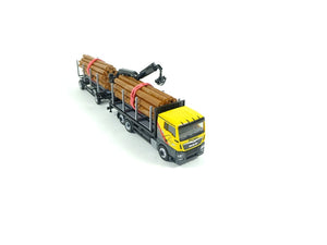 Herpa H0 311489, MAN TGX XL Euro6c Holztransporterhängerzug "Mengel Holztransporte", neu, OVP