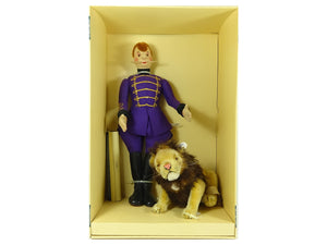 Steiff Replika Filzpuppe Dompteur mit Löwe 1911 Sammlerstück 412073 OVP