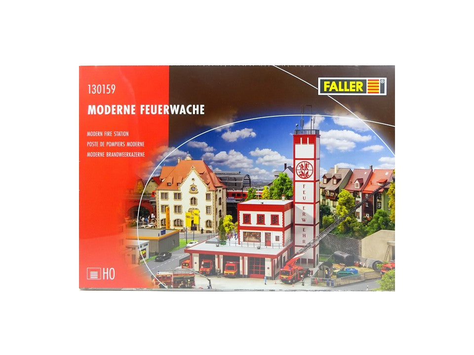Modellbau Bausatz Moderne Feuerwache, Faller H0 130159 neu