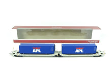 Laden Sie das Bild in den Galerie-Viewer, Container Taschenwagen Sdggmrs AAEC, ESU H0 36544 neu OVP

