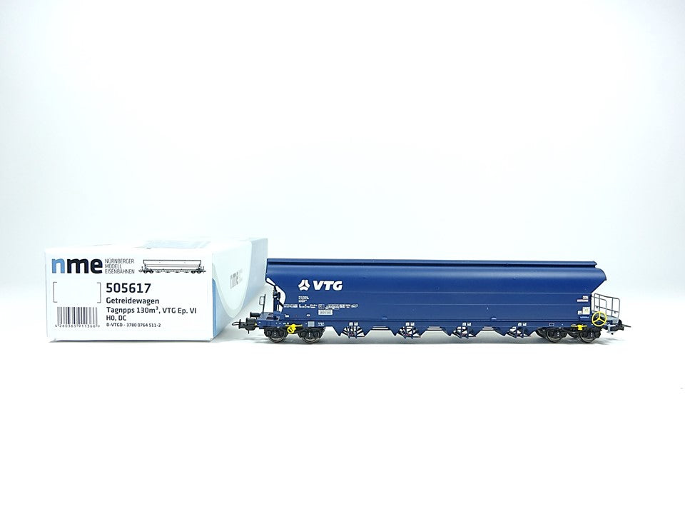 NME H0 505617 DC, Getreidewagen VTG 130m³, blau, neu, OVP
