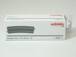 C Gleis Gleise gebogen R 3 für 24771 / 24772, 6 x Märklin H0 24315 neu, OVP