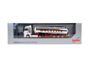 Herpa H0 942935, MB Actros Chemietank-Sattelzug 'Klaeser', neu, OVP