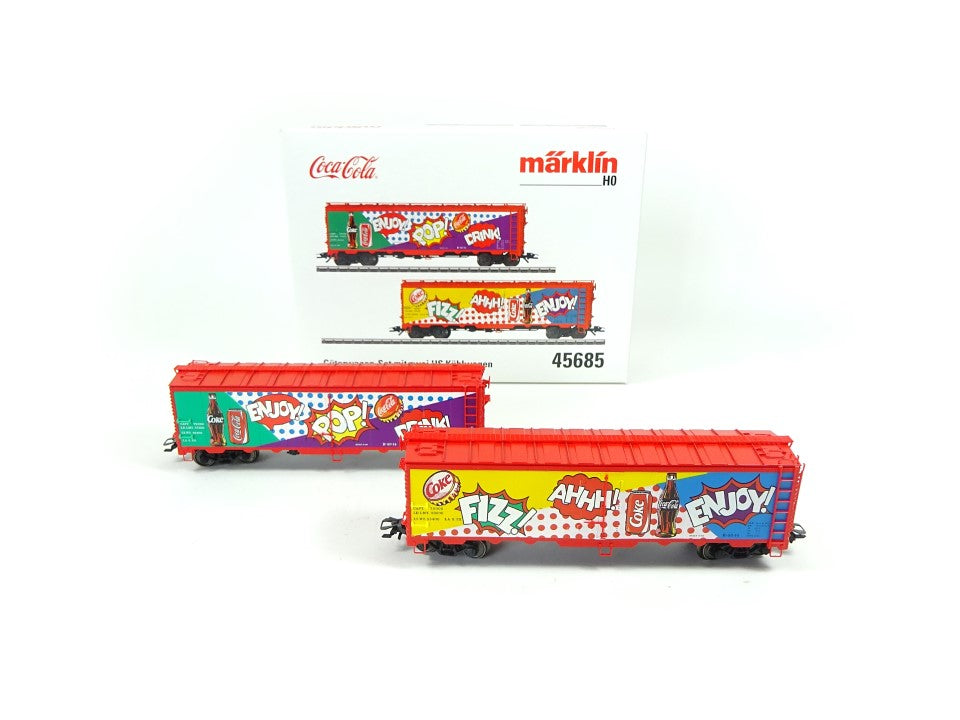 Güterwagen Set US Kühlwagen, Märklin H0 45685 neu, OVP
