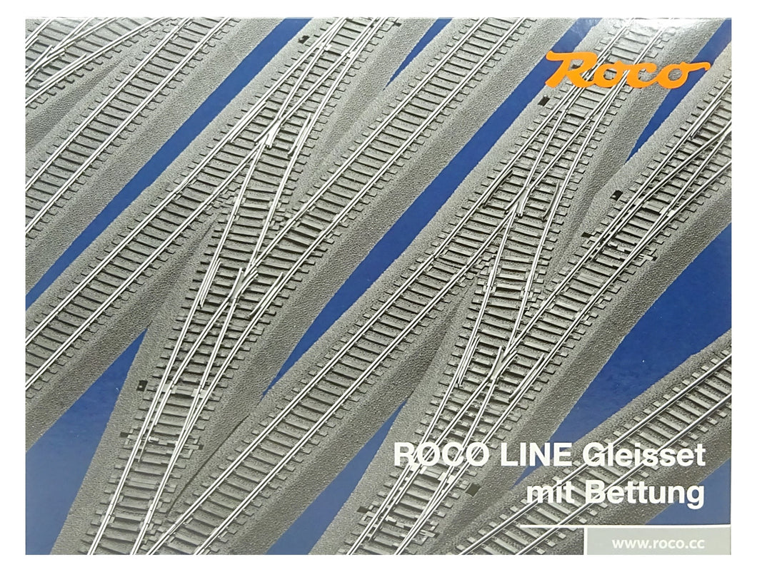 ROCO LINE Gleisset B Gleise mit Bettung, Roco H0 42010 neu OVP