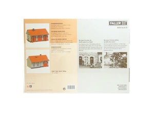 Bausatz Modellbahn Feuerwehrgerätehaus, Faller H0 130162, neu