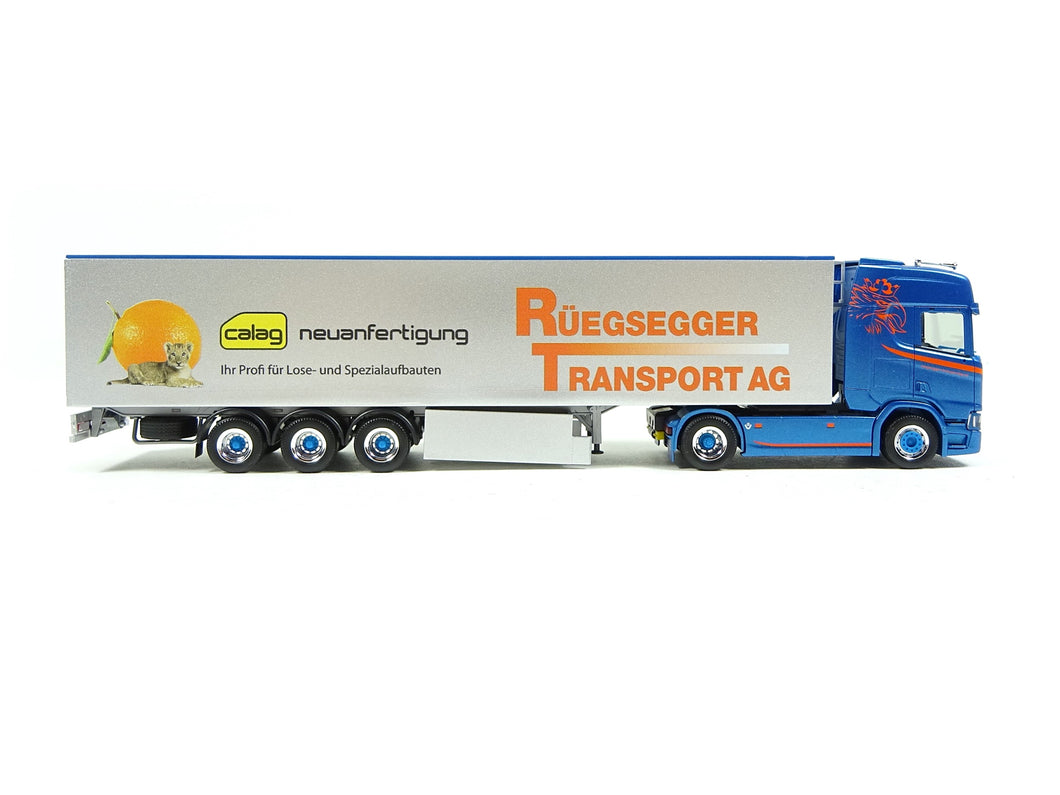Scania CR20 HD Schubbodensattelzug 