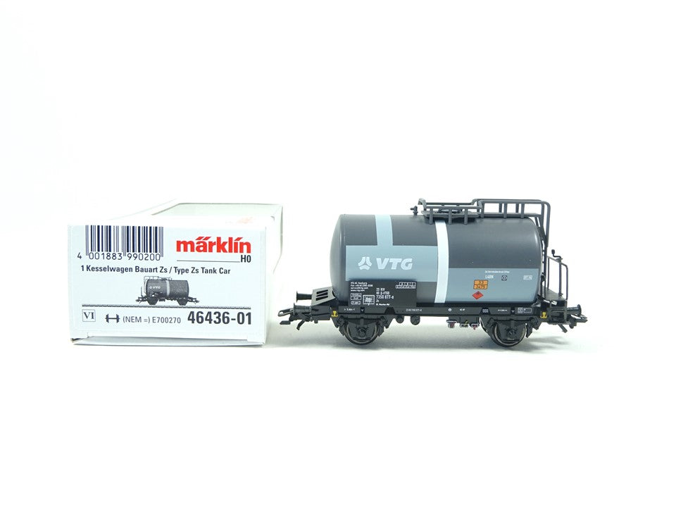 Märklin H0 46436 - 01, Kesselwagen, VTG, grau, neu, OVP