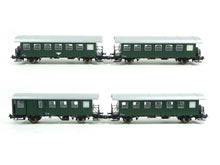 Laden Sie das Bild in den Galerie-Viewer, Personenwagen Spantenwagen ÖBB 4-tlg. Set, Roco H0 74026 neu OVP
