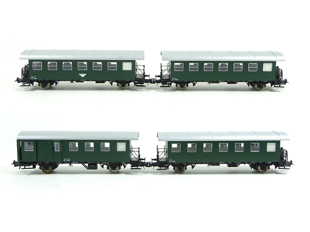 Personenwagen Spantenwagen ÖBB 4-tlg. Set, Roco H0 74026 neu OVP