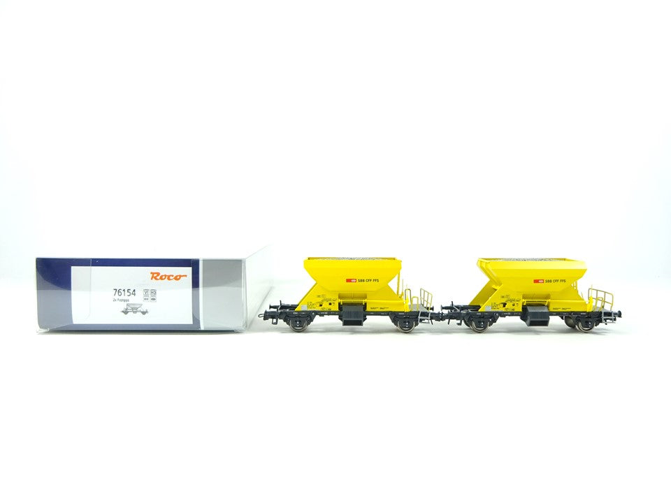 Güterwagen Set Schotterwagen SBB, Roco H0 76154 neu, OVP
