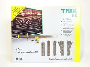 C-Gleis Ergänzungspackung C2 DC, Trix H0 62902 neu