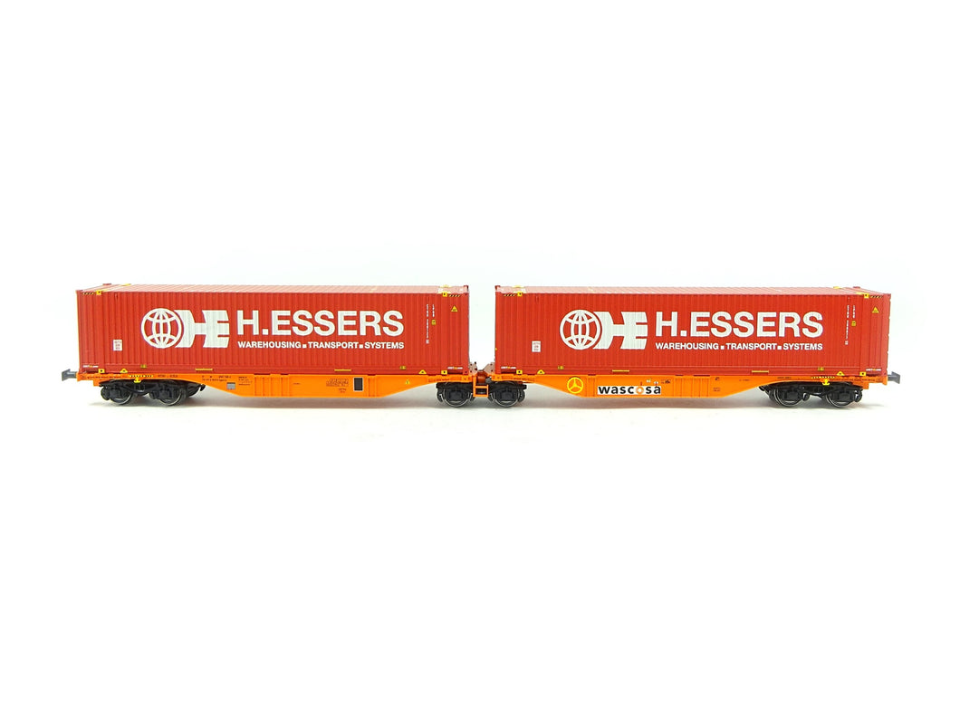 Güterwagen Wascosa Containertragwagen Typ Sggmrss 