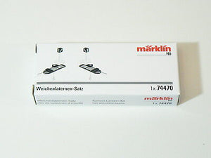 C Gleis Weichen Laternen Satz, Märklin H0 74470 neu, OVP