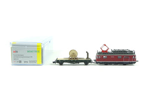Turmtriebwagen mit Fahrleitungsbauwagen DB mfx DCC Sound, Minitrix N 16992 neu OVP