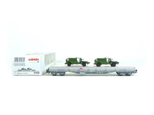 Laden Sie das Bild in den Galerie-Viewer, Niederbordwagen beladen SBB, Märklin H0 47068 neu, OVP
